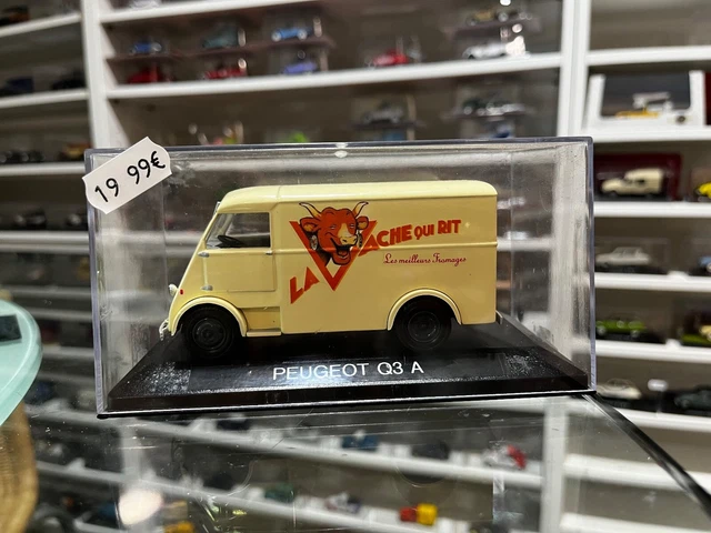 Modèle Réduit Peugeot 203 Fourgonnette "La Vache Qui Rit" Aquavit 1/43 - Boîte D'origine