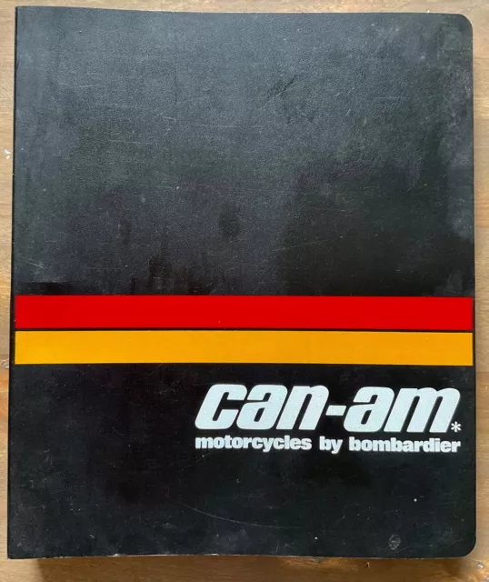 Vintage 1973-74 CAN-AM Bombardier Motorcycles Shop Maintenance Manual T'NT MX-1