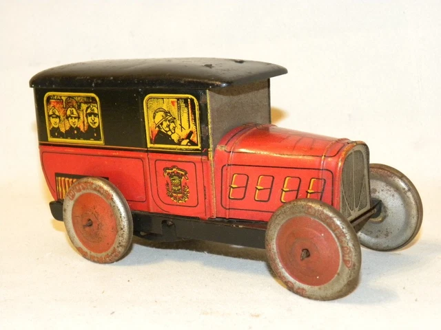 JOUETS ANCIEN TÔLE et plastique Camion remorque grande taille en l'état