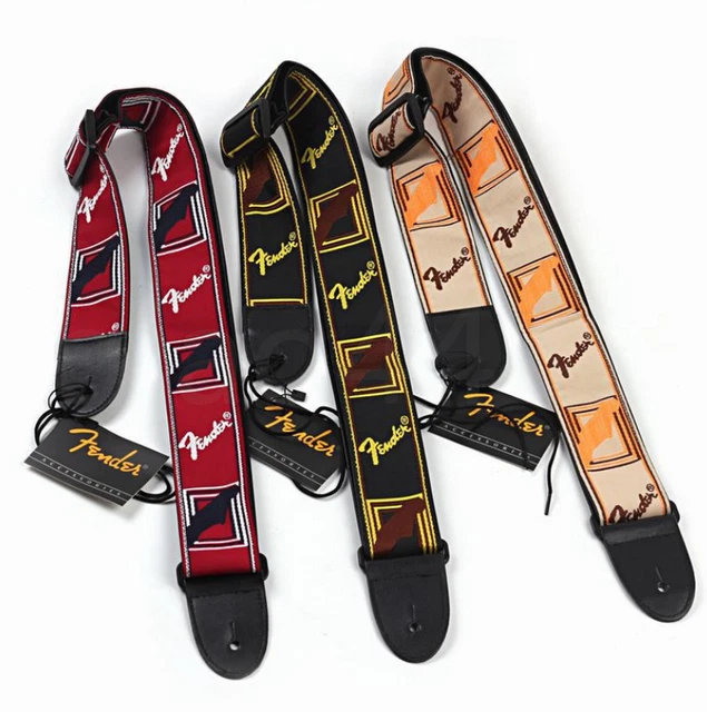 HOT EMBROIDERED GUITAR Strap Fender Straps Electric Acoustic Guitar