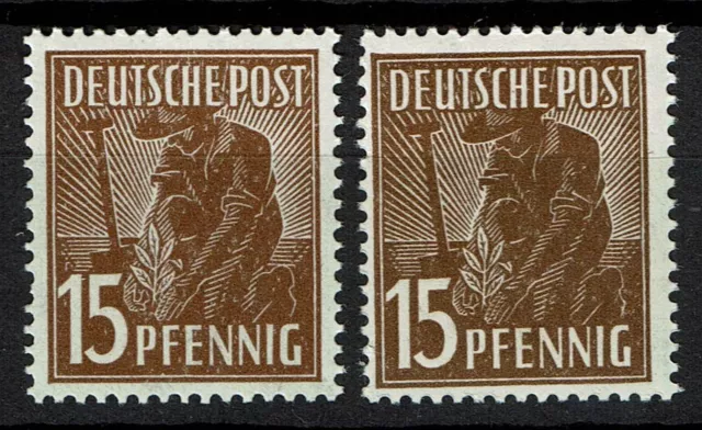 Gemeinschaftsausgaben 948 b, 948 c, postfrisch, farbbestimmt Arge, Mi. 22,-