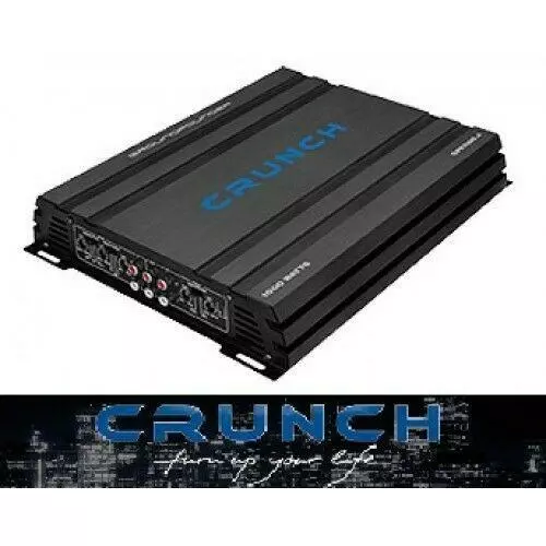 Crunch GPX1000.4 4CH Amplificateur,1000 Watt Max. Crunch GPX 1000.4 Neuf