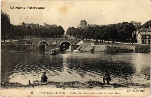CPA Joinville-le-Pont Entree du Canal souterrain de Saint-Maur FRANCE (1339490)