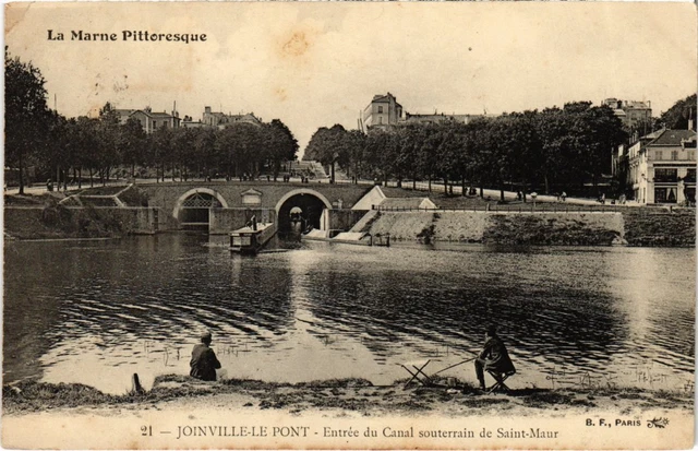 CPA Joinville-le-Pont Entree du Canal souterrain de Saint-Maur FRANCE (1339490)
