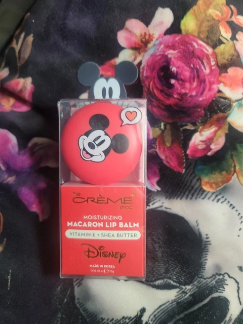 NEW * The Creme Shop / Disney MICKEY MOUSE Macaron Lip Balm WATERMELON TAFFY