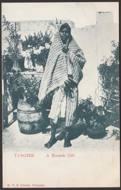 Postcard - Morocco, A Moorish Girl, Tanger