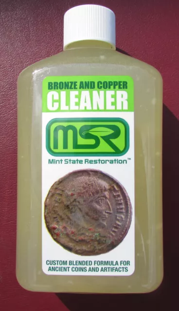 8 Oz. Mint State Restoration  Copper Bronze Brass Cleaner Coins & Artifacts
