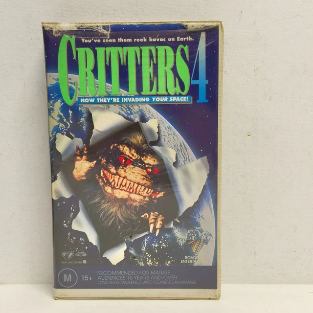 CRITTERS 4 (1991) - Clamshell VHS Tape - Ex Rental £57.29 - PicClick UK
