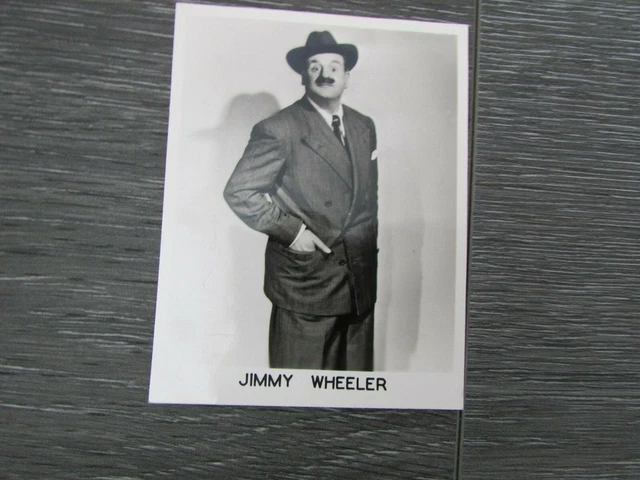 Jimmy Wheeler British Variety Theatre TV & Radio Comedian Hand Signed Photo