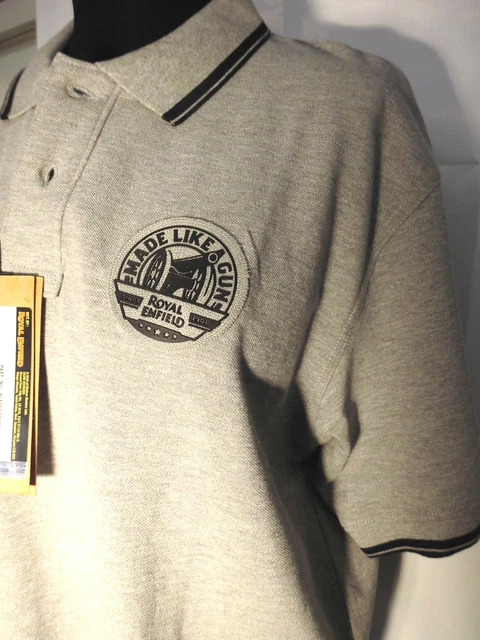 Royal Enfield - Camicia di Polo - Grigio - Taglia M