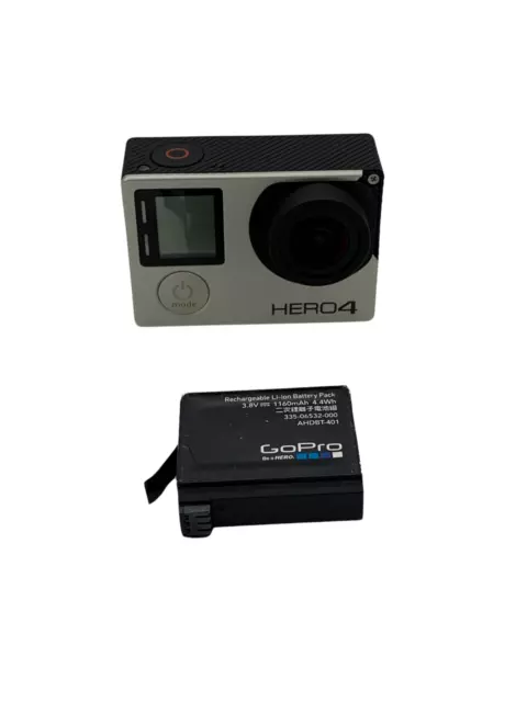 GoPro - HERO4 Silver Action Camera - Silver - UD - READ