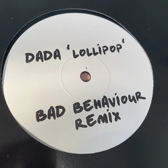 DADA LOLLIPOP - Bad Behaviour Remix - Bounce Donk Scouse 12” DJ Vinyl