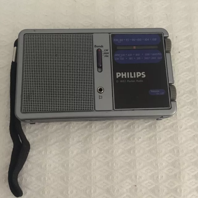 PHILIPS - Radio Portable Philips - D1442 LW/MW/FM - Bon État Général