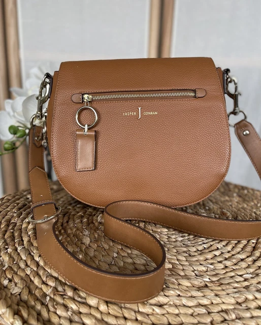 JASPER CONRAN DEBENHAMS tan faux leather shoulder cross body bag 20.00 PicClick UK