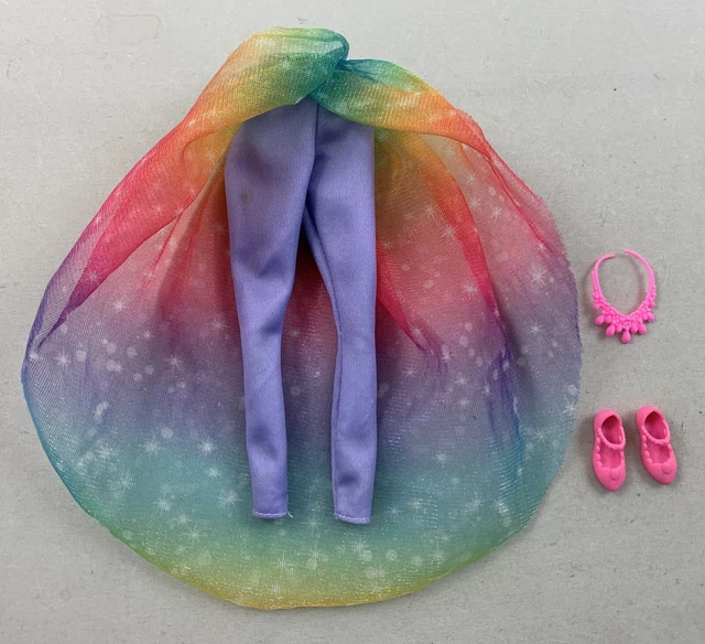BARBIE DREAMTOPIA LIGHT Up Unicorn Princess Clothing Doll Outfit