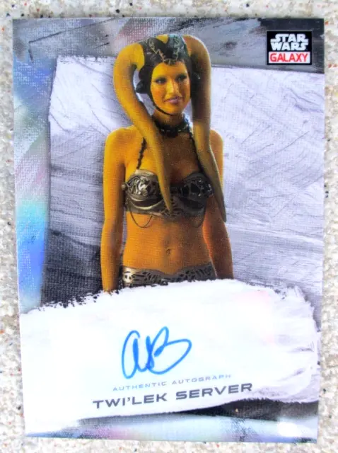 Topps -Star Wars - Galaxy Chrome 2022 - Autograph Card TWI´LEK SERVER  - #GA-ABT