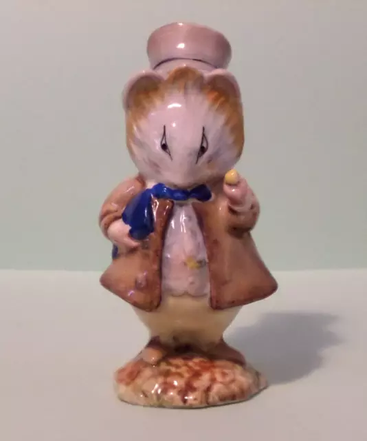 Beswick Beatrix Potter Figure Amiable Guinea Pig Bp2  1974-1983- Gold Backstamp 2