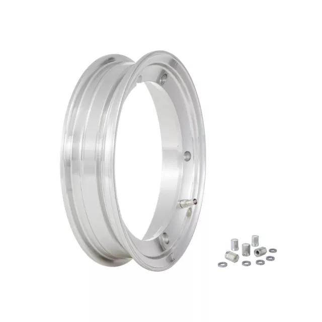 MF0625 - Cerchio 2.10 x 10 tubeless Sip alluminio lucidato Vespa Px 125 150 200
