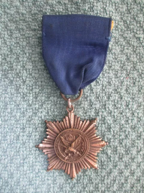 Vintage Zpa--United Poles In America Medal--Sterling Silver