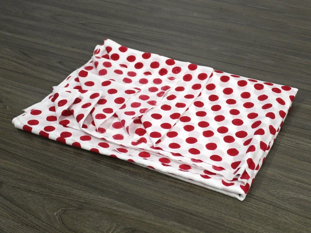 Indien Main Bloc à Pois Tissu 2.3m 100% Coton Voile Couture Loisirs Créatifs