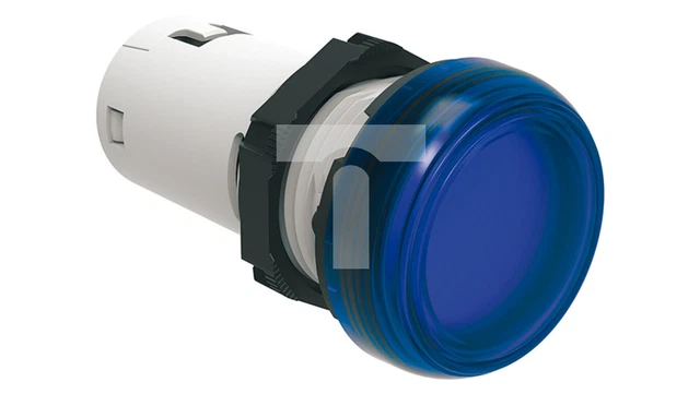 Einteilige blaue LED-Kontrollleuchte 24V AC/DC LPMLB6 /T1DE