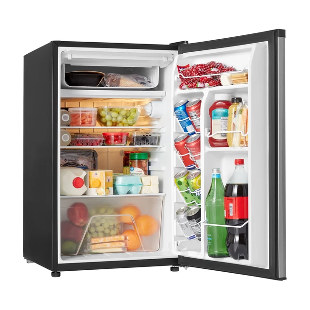 4.3 CU FT Single Door Mini Fridge Compact Refrigerators Energy