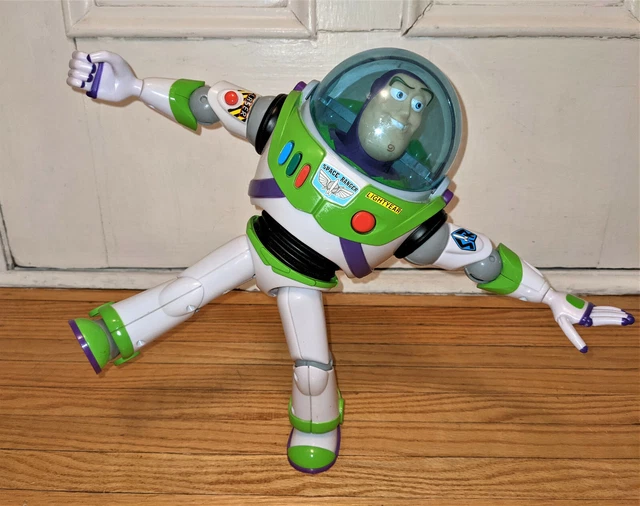 BUZZ LIGHTYEAR TOY Story BLASTER GUN 12" Talking Action Figure Toy