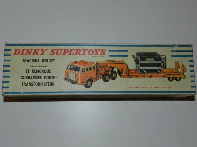 Dinky Toys Tracteur Berliet 898 - Années 60 - Complet Avec Boîte - Bon état
