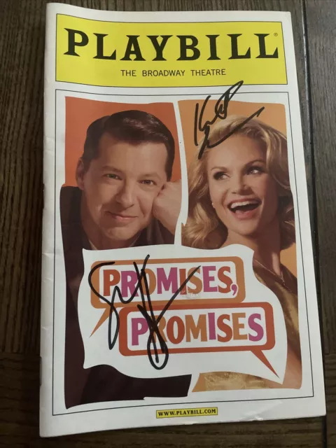 Kristin Chenoweth Sean Hayes SIGNED Promises Promises Playbill