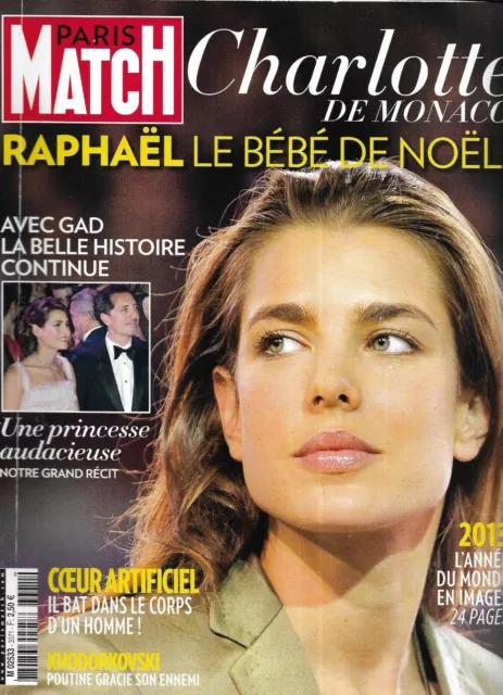 PARIS MATCH n°3371 25/12/2013  Charlotte Casiraghi/ Best of 2013/ Dicaprio/ Kate