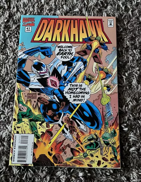 Darkhawk 47 - Low Print Run Scarce Issue NM/NM+ 1995 Marvel Comics Rare