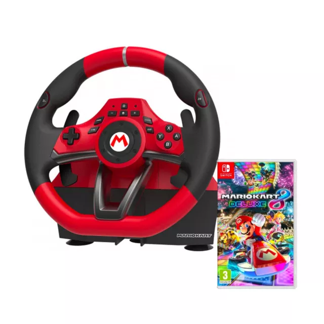 Lot De : Volant Hori Mario Kart Pro Deluxe + (167665)