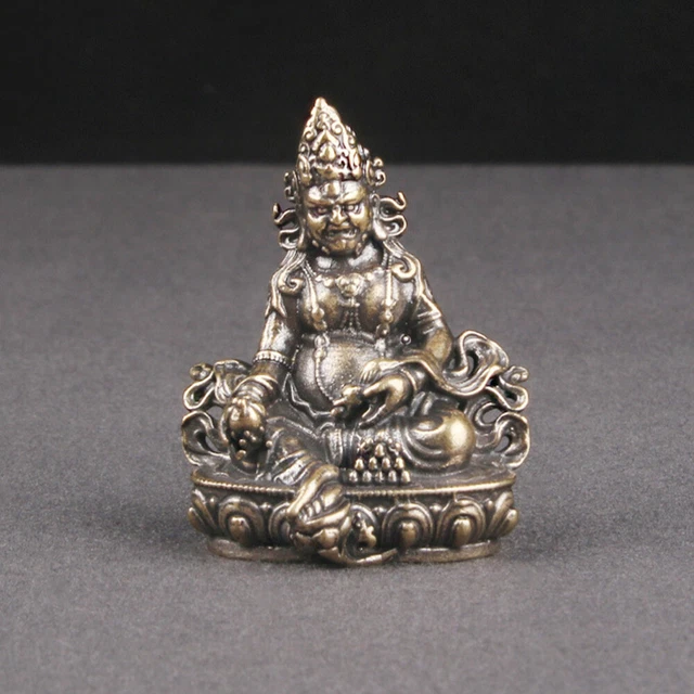 Buddha Zen Statue Good Luck Buddha Household Antique Huang Caishen