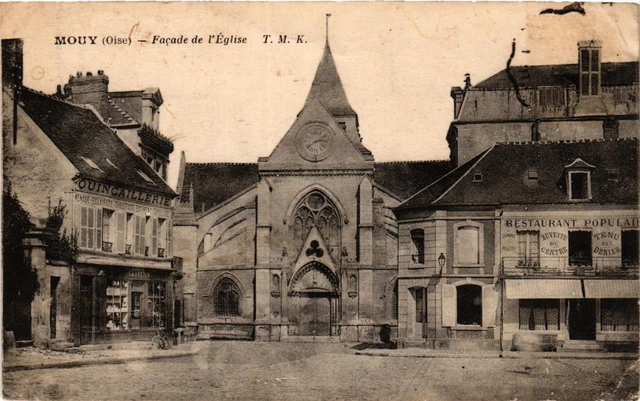 CPA AK MOUY - Facade de l'Église (423352)