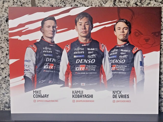 LES 2 CARTES Toyota Gazoo Racing N° 7 Et 8. Centenaire Des 24h00 Du Mans 2023. EUR 5,00
