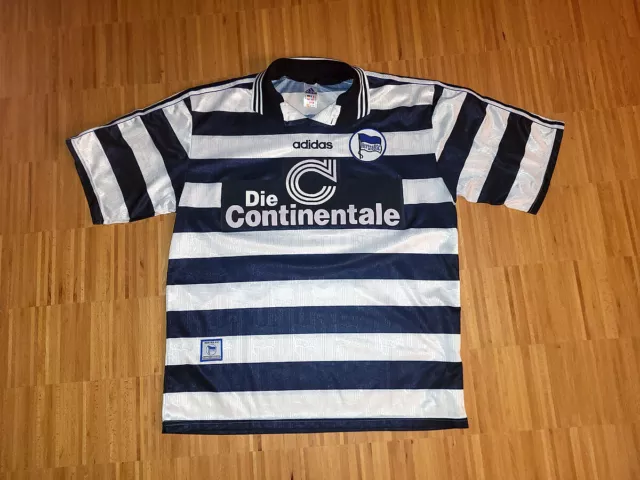 Hertha BSC Trikot XL mit Die Continentale Werbung