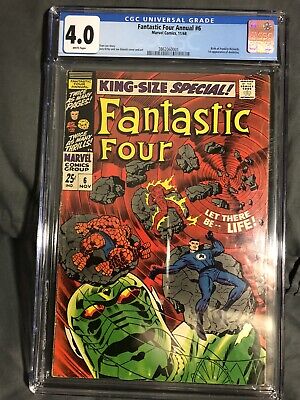 Fantastic Four Annual #6 - Marvel 1968 CGC 4.0 Birth of Franklin Richards. 1st A