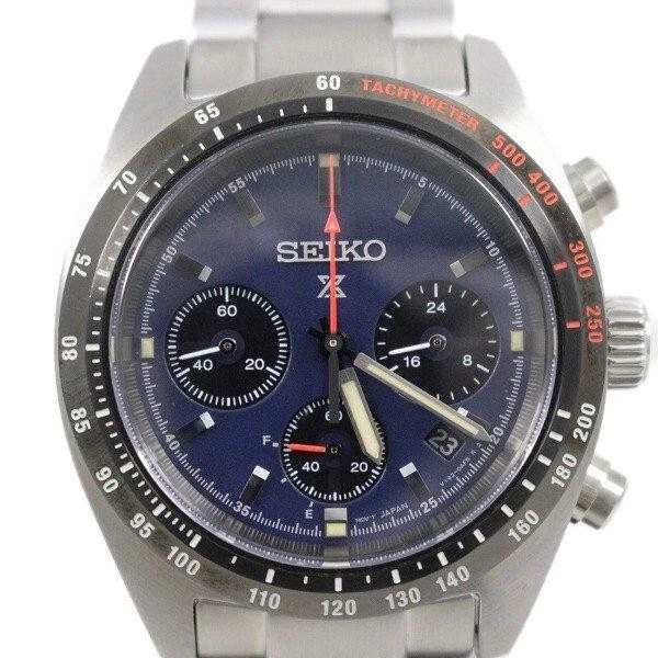 Seiko Prospex SSC815 V192 Speedtimer Solar Quartz Chronograph Blue Watch