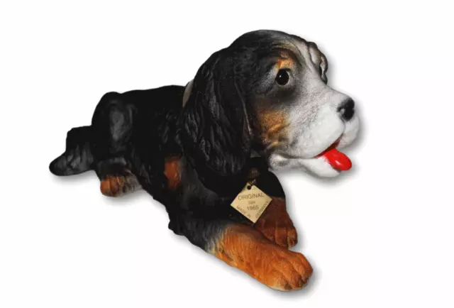 Wackel Figur Hund Berner Sennenhund Wackelfigur H 14cm groß Dekofigur Wackelkopf