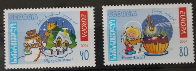 Georgien 456 A-457 A postfrisch Europa Ferien #VW302