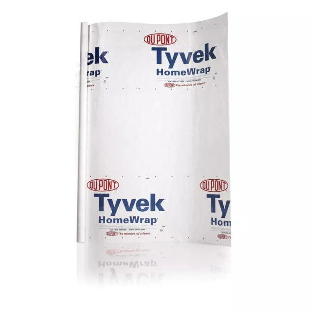 6 X 9 ft. dupont TYVEK HomeWrap Paper Underlayment Siding Wall Mold Protect