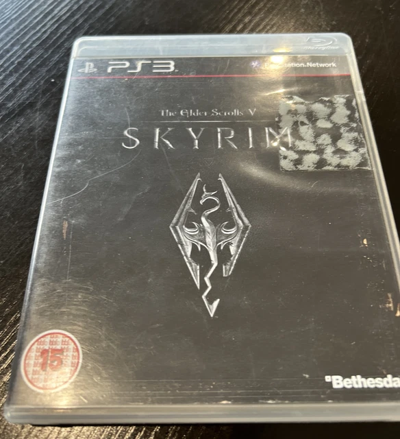 Skyrim: The Elder Scrolls V 5 - Playstation 3 PS3 RPG Game with Manual & Map