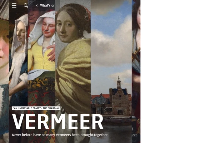 1 e-ticket Vermeer Exhibition Rijksmuseum May 31 16:45