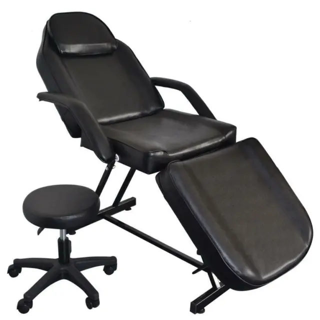 Salon Spa Black Massage Bed Tattoo Chair Facial Adjustable Table Acupuncture Toy