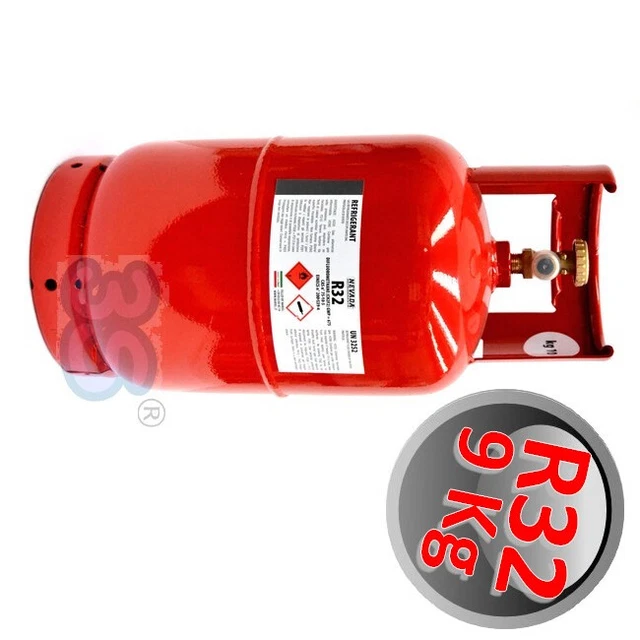 Bouteille De Gaz Réfrigérant R32 – 9 Kg, Neuve Sous Emballage D'origine Pour Climatisation