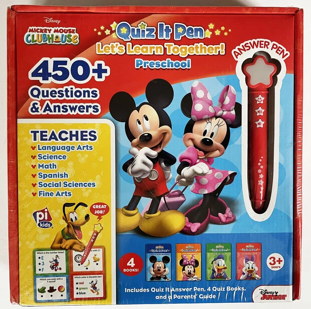 DISNEY MICKEY MOUSE Clubhouse QUIZ IT PEN 450+ questions & answers