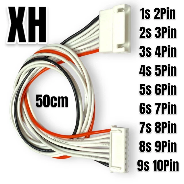 1S 2S 3S 4S 5S 6S Balancer JST-XH Rallonge Câble de Charge Lipo Batterie... EUR 3,29 - FR