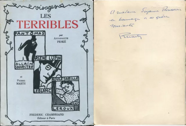 Les Terribles : Fantômas/Arsène Lupin/Rouletabille - EO 1951 - ENVOI