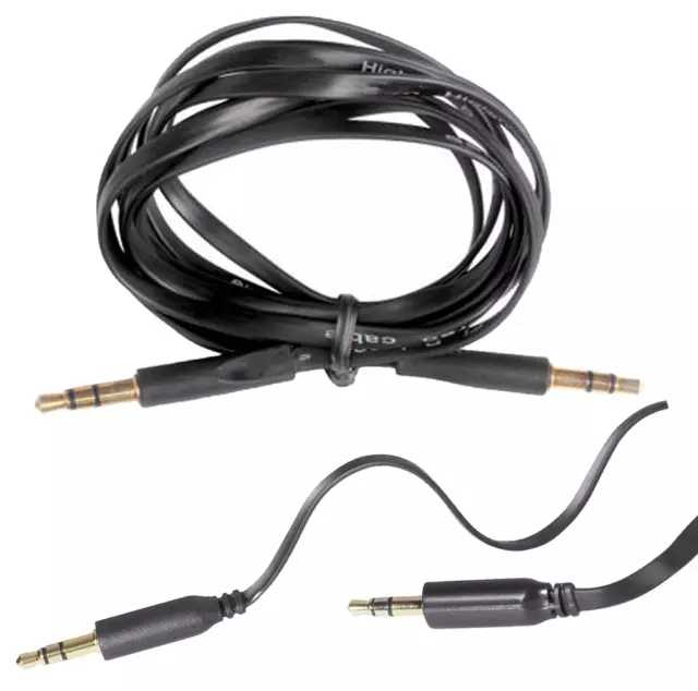 1m Audio Kabel Klinkenkabel AUX Klinke 3,5 mm - Stereo Für Smartphone Tablet
