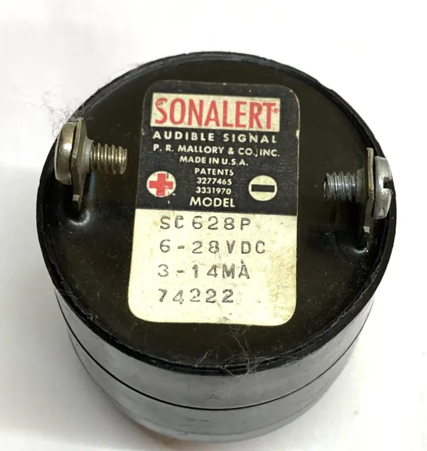 SONALERT MALLORY SC628P Transducer 6-28VDC - NEW
